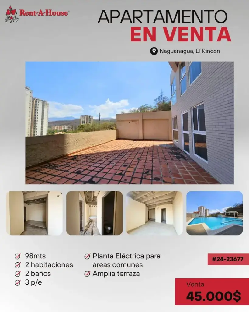 Apartamento 98 m2, Naguanagua, El Rincón