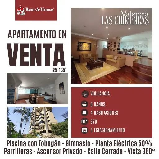 [25-1651] Apartamento 370 m2, Valencia, Las Chimeneas